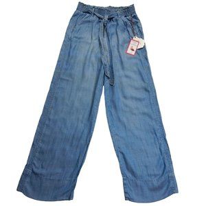 Wide Leg Flare Pants Small Knox Rose Women's Blue Pants